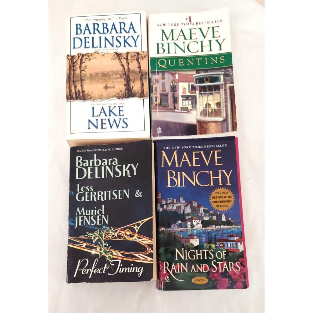 Barbara Delinsky and Maeve Binchy 4 Book Lot